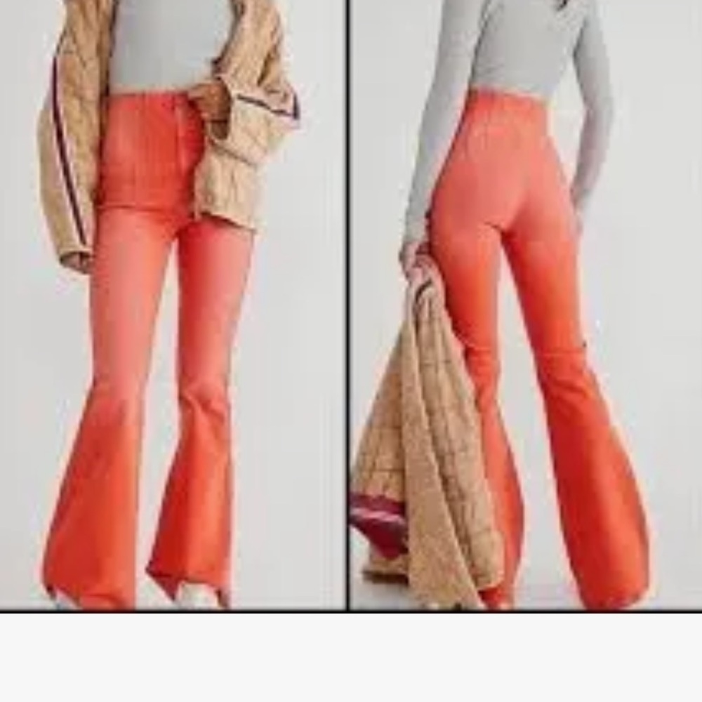 Coral Messa Jayde Free People Bell Bottom jeans